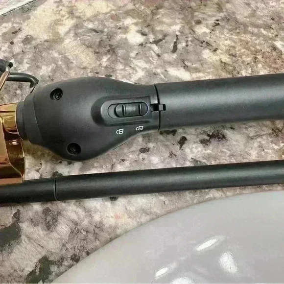 PAUL MITCHELL PRO TOOLS Express Gold Curl Marcel Titanium Curling Iron .75” - Picture 7 of 9